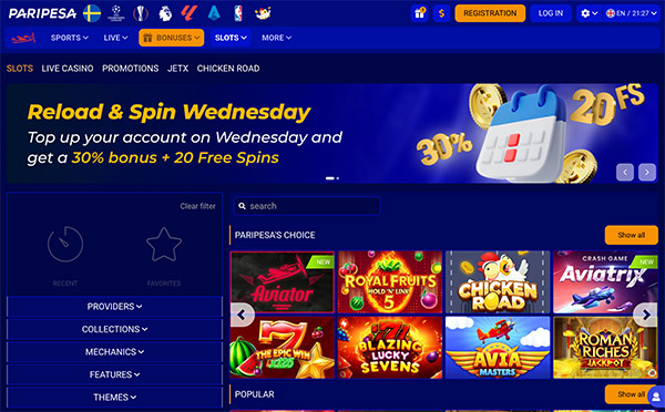 PariPesa Casino Sverige